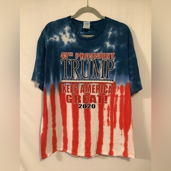 TRUMP “Make America Great Again” 2020 Tie-Dye Campaign T-Shirt (Delta Tag) - Picture 1 of 4